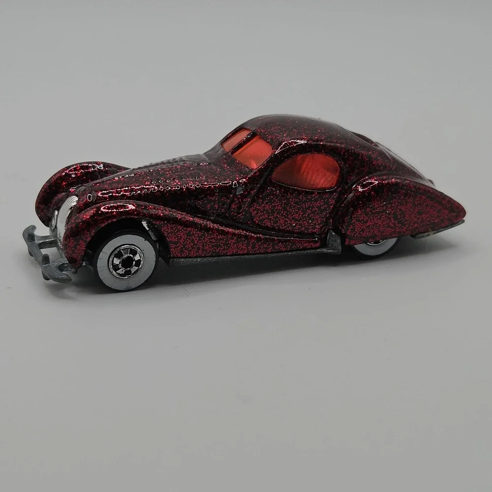 Hot Wheels Talbot Lago Red Metalflake 1987 Diecast Car Malaysia Vintage Style